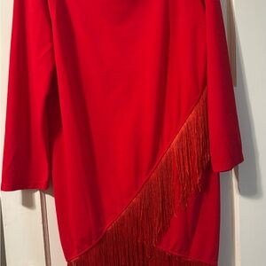 Shein Bold Red Dress 4XL